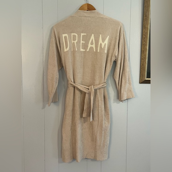 Barefoot Dreams CozyChic Ultra Lite Dream Robe in Driftwood/Grey color; size XS - Picture 7 of 12